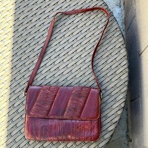 J.Renee Brown Crossbody Bag with Textured Design